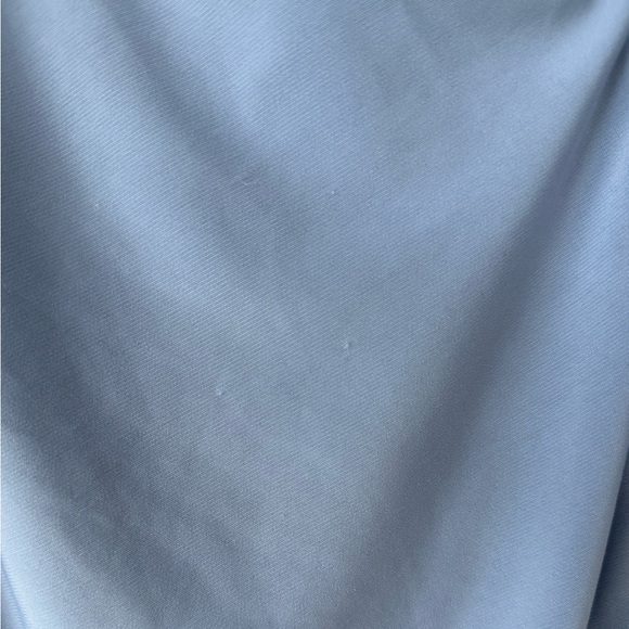 Cornflower Blue One-Shoulder Maternity Maxi Dress With Ruffles - Picture 6 of 6